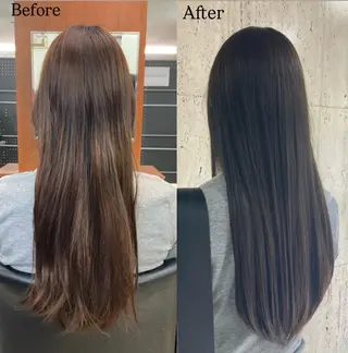 カラー こだいら ひめかのヘアスタイル