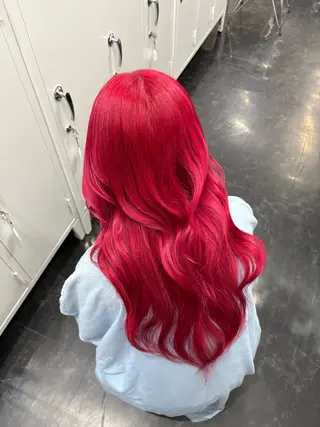 ロング 🥣ミコト/ウルフ ハイトーン特化🥣のヘアスタイル