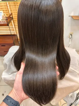 ロング 藤田 祥平のヘアスタイル