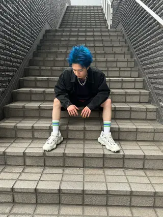 ショート メンズ 🩵ゆりあ ／ベージュ／ボブ🩵のヘアスタイル