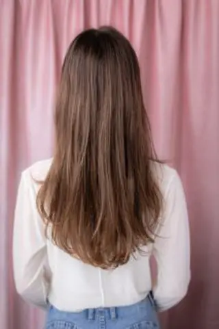 ロング カラー パーマ クセ毛解決💠艶髪 縮毛矯正💠棚村竜太のヘアスタイル
