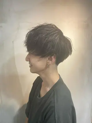ショート カラー メンズ 寳泉 章弘のヘアスタイル