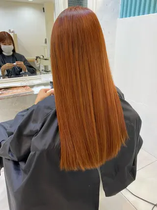 ロング カラー ヘアアレンジ マツエク・マツパ 透明感カラー🫧ヘア セット🫧松本菜月の眉毛・アイブロウイメージ