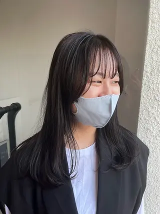 セミロング 🪽ナチュラルヘア* 大下唯奈🪽🫧のヘアスタイル