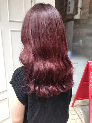 セミロング カラー uru" すずきさゆりのヘアスタイル