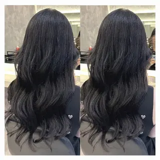 ロング ヘアアレンジ 🖤kana/艶髪/ 韓国風暗髪カラー🖤のヘアスタイル