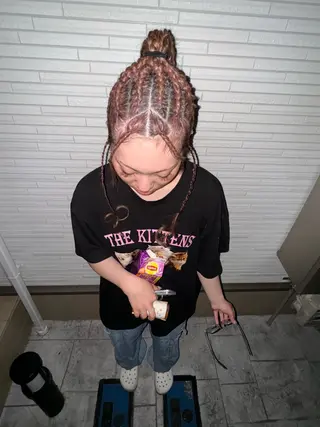 【姫路】羽エクステ/ ブリーチ/HINAのヘアスタイル