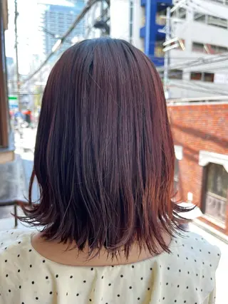 カラー 縮毛矯正モデル 募集中Yuuriのヘアスタイル
