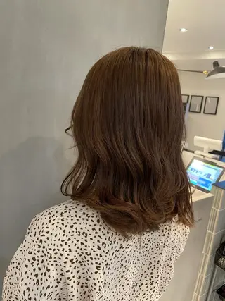 ミディアム 複雑履歴に対応ブリー チ無しダブルカラーのヘアスタイル