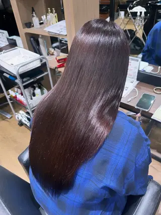 ロング カラー 石井 陽海のヘアスタイル