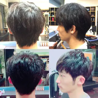 カラー メンズ 前之園 ひかるのヘアスタイル