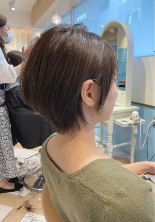 ショート カラー 🌟モテ髪ショート 🌟店長 津賀涼のヘアスタイル