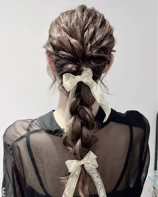 ロング 若井 春実のヘアスタイル