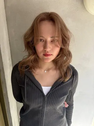 ロング ブリーチモデル/ カットモデル/Riaのヘアスタイル