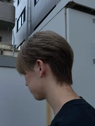 ショート メンズ ボブモデル募集/ 青木亮太郎のヘアスタイル
