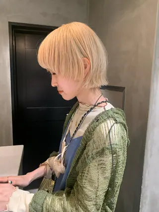 ショート カラー アンニュイヘア🪽 ayumiのヘアスタイル