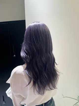 ロング カラー 橋本 萌々香のヘアスタイル