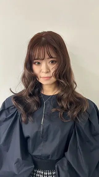 セミロング パーマ 名古屋栄/ブリーチ/ ボブ🧃木下桃嘉のヘアスタイル