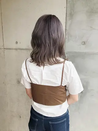 ミディアム カラー 吉田 明弘のヘアスタイル