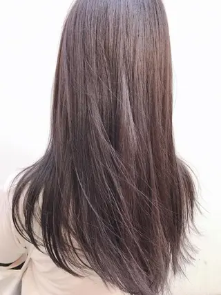 セミロング カラー 横浜🍒ルーツカラー エクステ/RIEのヘアスタイル