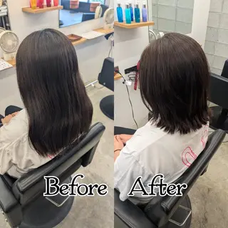 ミディアム カラー R hair🧡 伊藤美和🤎のヘアスタイル