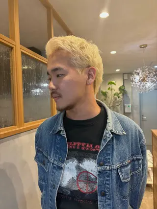カラー メンズ 佐伯 美麗のヘアスタイル