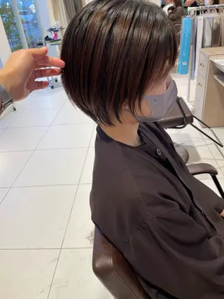 ショート パーマ 鶴岡で縮毛矯正なら お任せ！ハヤシナオミのヘアスタイル