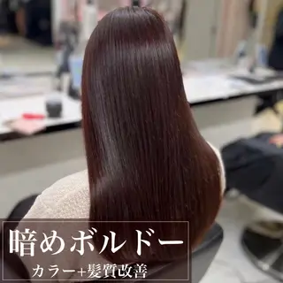 ロング カラー ヘアアレンジ 🫧モテる💗ダメー ジレスハイトーン🫧のヘアスタイル