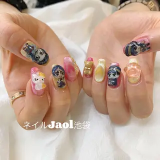 ロング ネイルJaol 池袋のネイルデザイン