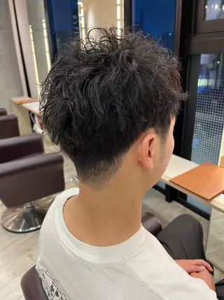 ショート パーマ メンズ サソウ ユリエ🥥のヘアスタイル