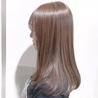 セミロング カラー 🩰透明感カラー♡ UTA🩰のヘアスタイル