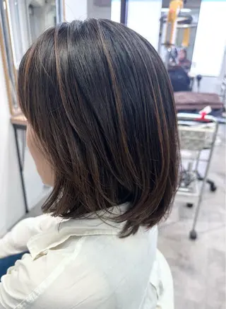ミディアム Noyヨシモト ヒロトのヘアスタイル