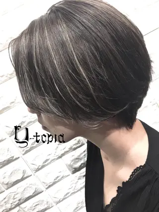 ショート カラー ✨U-topia渡邉 大樹【公認資格有】✨のヘアスタイル