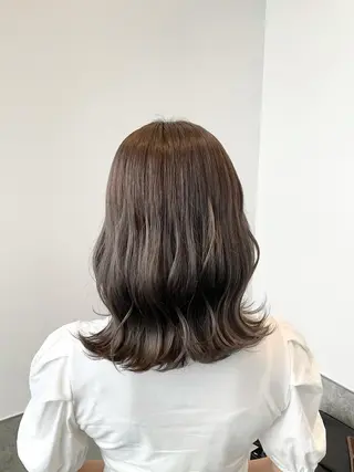 ミディアム カラー yoshi ☆のヘアスタイル