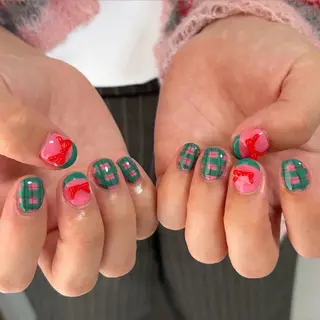 ネイル 直方市ネイルサロン minuitのネイルデザイン