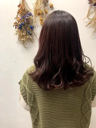 セミロング カラー newi 京橋 【yuuki】のヘアスタイル