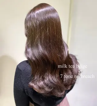 セミロング カラー ヘアアレンジ Rene'所属・当日予約⭕️ JUNYAのヘアスタイル