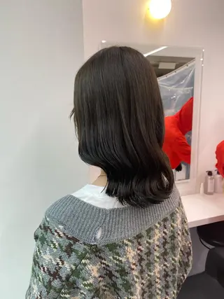 セミロング カラー ヘアアレンジ キッズ TRU Shino🦋のマツエク・マツパデザイン