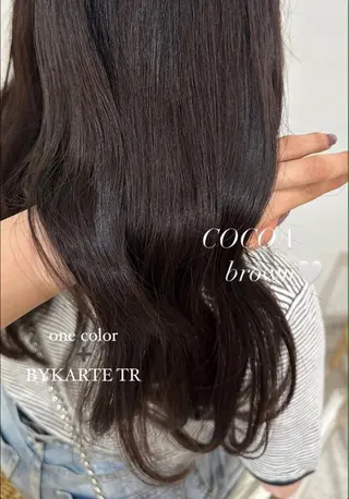 カラー 韓国ヘア🇰🇷 𝑳𝒊𝒏𝒂🤍のヘアスタイル