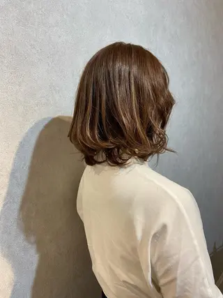 ミディアム K Kenのヘアスタイル