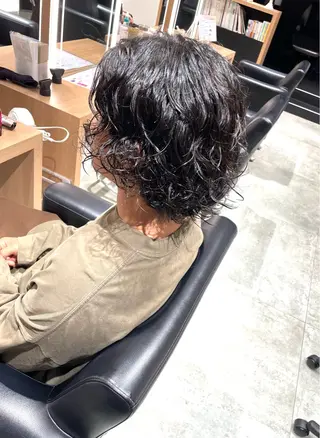 パーマ メンズ 長町/酸性ストレート /曲がる縮毛矯正のヘアスタイル