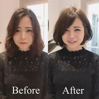 ショート カラー 大人可愛いショート* NoWL栗原隆成のヘアスタイル