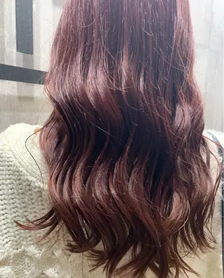 ロング カラー 髪質改善/ウスイ アイキ/_WHITEのヘアスタイル