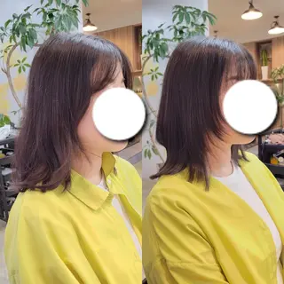 ミディアム 野村 果音(カノン)のヘアスタイル