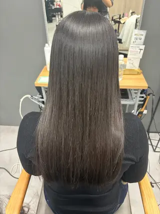 ロング ルプラボウ あいか 韓国ヘア/艶髪のヘアスタイル