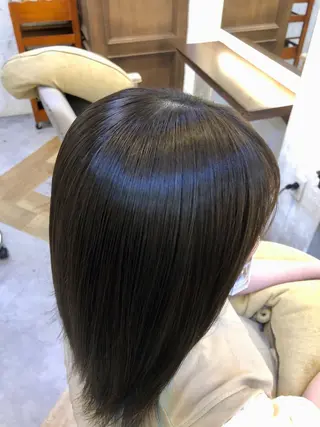 セミロング 鷺沼駅徒歩1分 キシタクのヘアスタイル