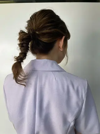 ヘアアレンジ 極上の艶髪 RINAのヘアスタイル