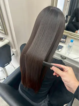 セミロング brace 小笹花純のヘアスタイル