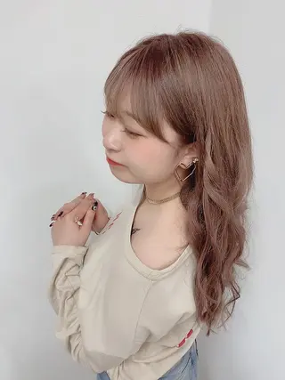 カラー Rosso獨協大学前 YUNAのヘアスタイル