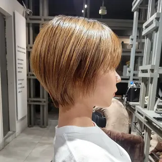 ショート ヘアアレンジ/柔らか 艶カラー/AKARIのヘアスタイル